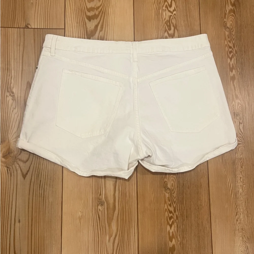 Old Navy Women’s Plus Size 22W High-Rise O.G. Straight White Denim Shorts – New